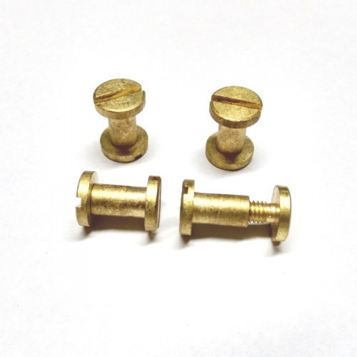 Brass Nut Bolts for Backguard (4 Sets) Brass Nut Bolts for Backguard (4 Sets)