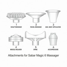 Attachments Set for Magic 6 Massager